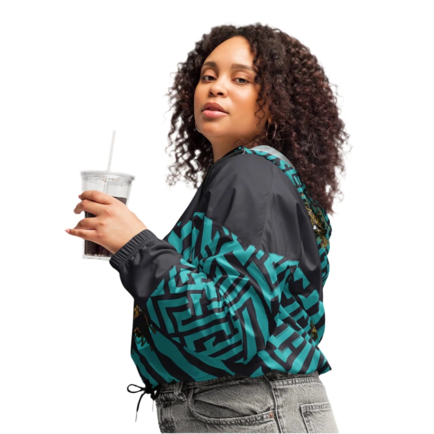 The Secret Chambers of Her - Women’s cropped windbreaker